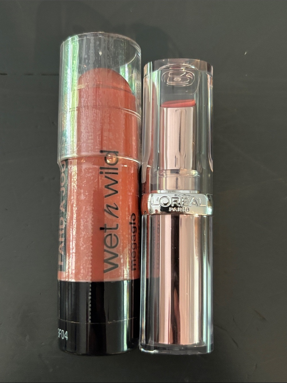 L'Oreal Peach Charm Lipstick & Wet N Wild Peach Bums Cream Blush